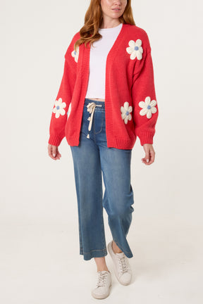 Flocking Daisy Open Knit Cardigan (New Colours)