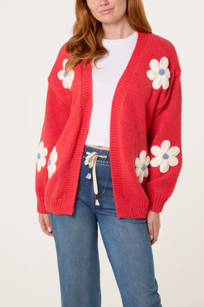 Flocking Daisy Open Knit Cardigan (New Colours)
