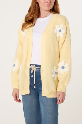 Flocking Daisy Open Knit Cardigan (New Colours)