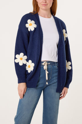 Flocking Daisy Open Knit Cardigan (New Colours)