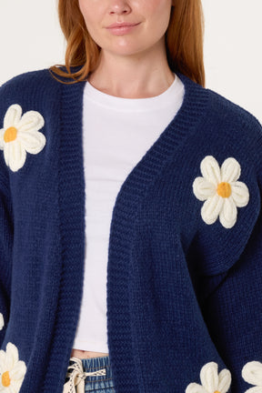 Flocking Daisy Open Knit Cardigan (New Colours)