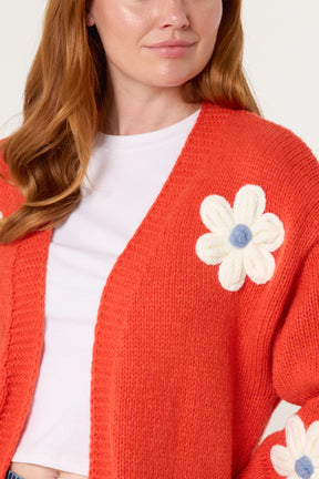 Flocking Daisy Open Knit Cardigan (New Colours)