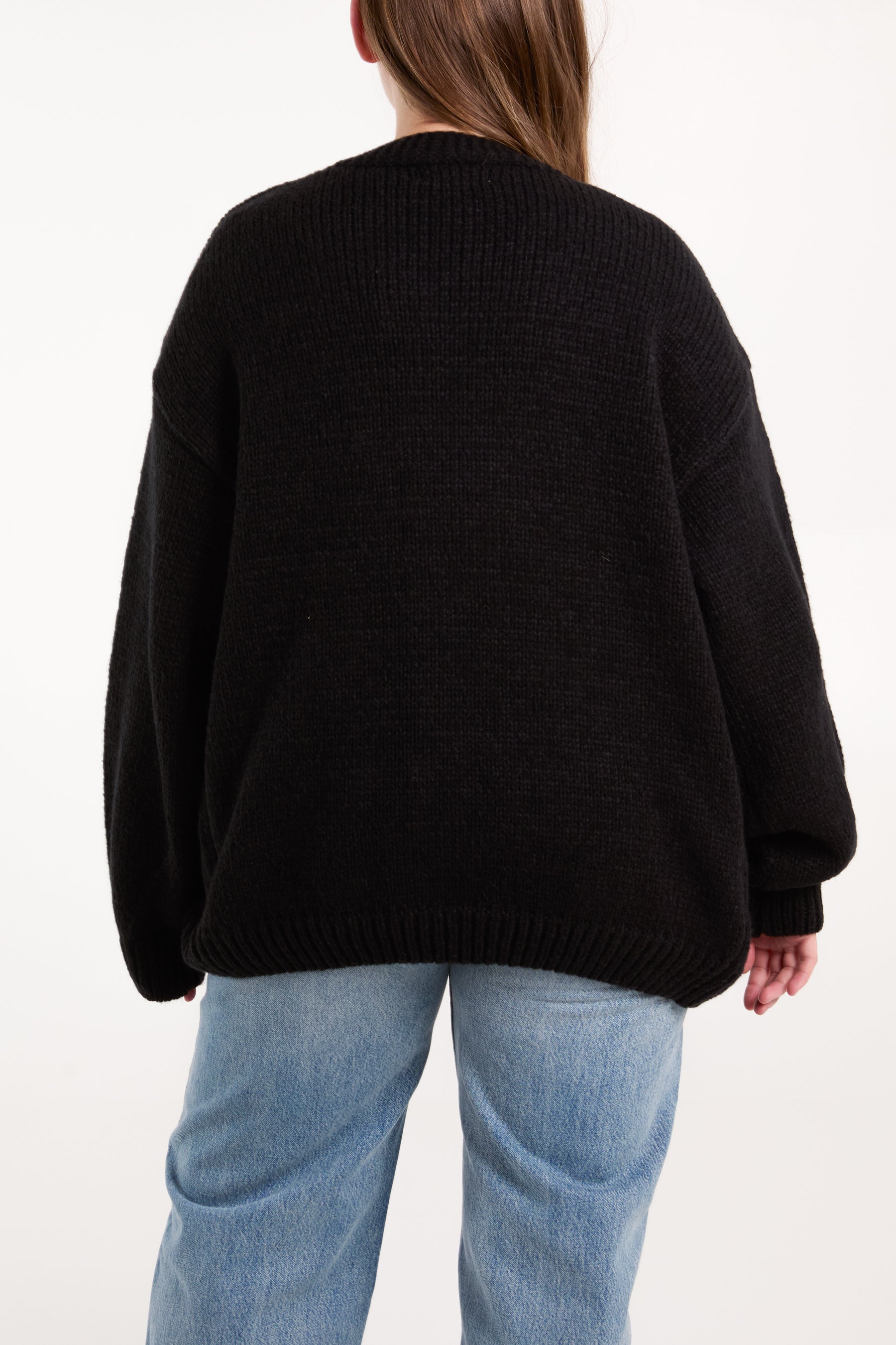 Daisy Knit Flower Cardigan