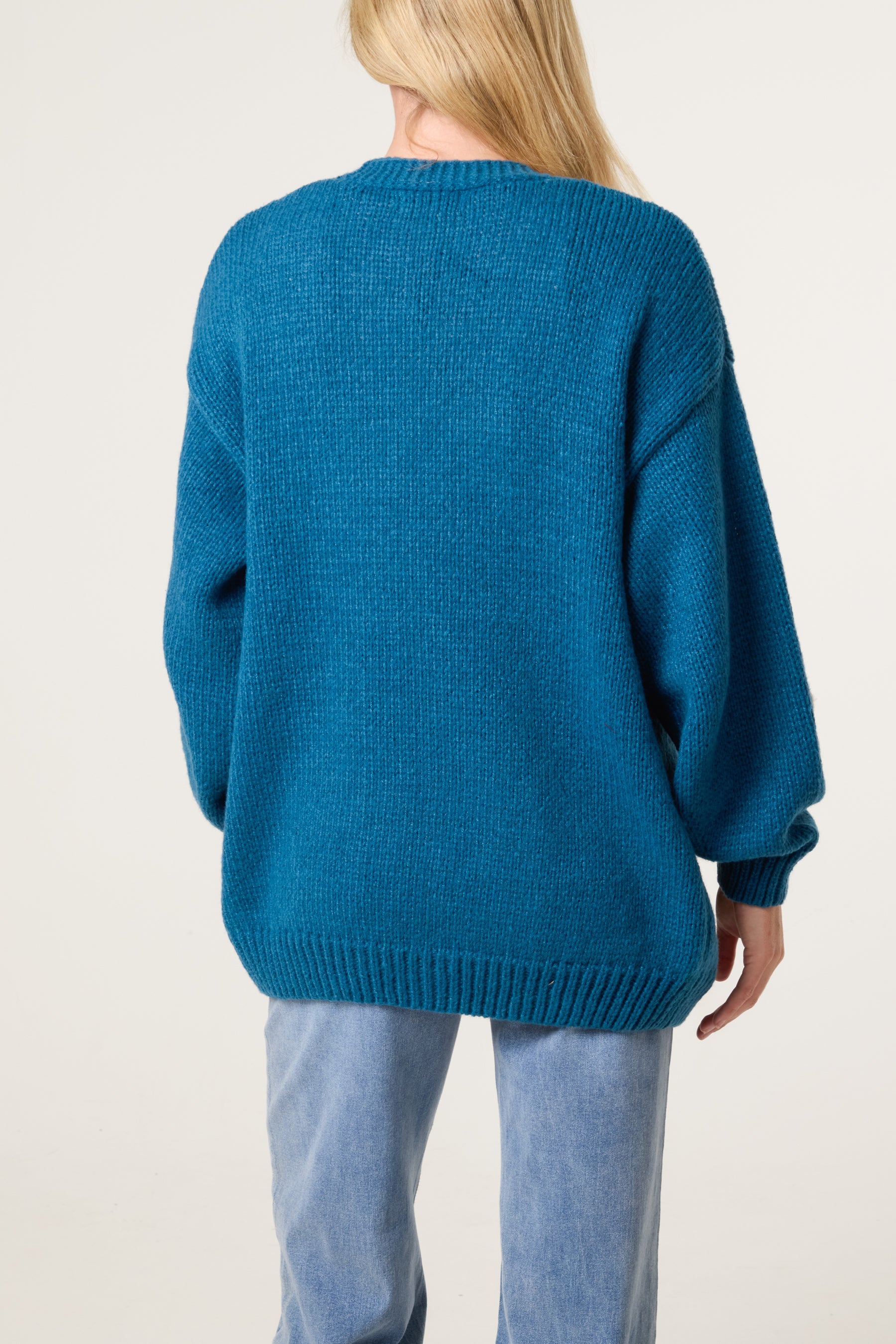 Daisy Knit Flower Cardigan
