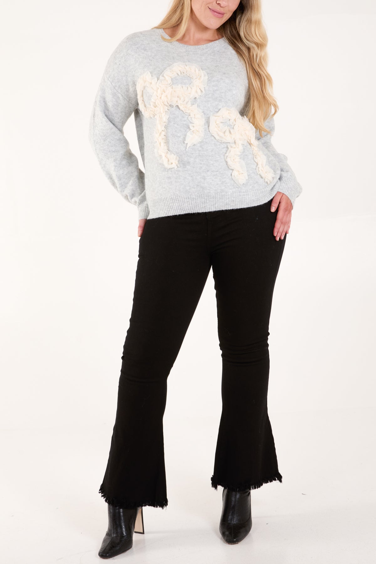 Frill Bow Jumper