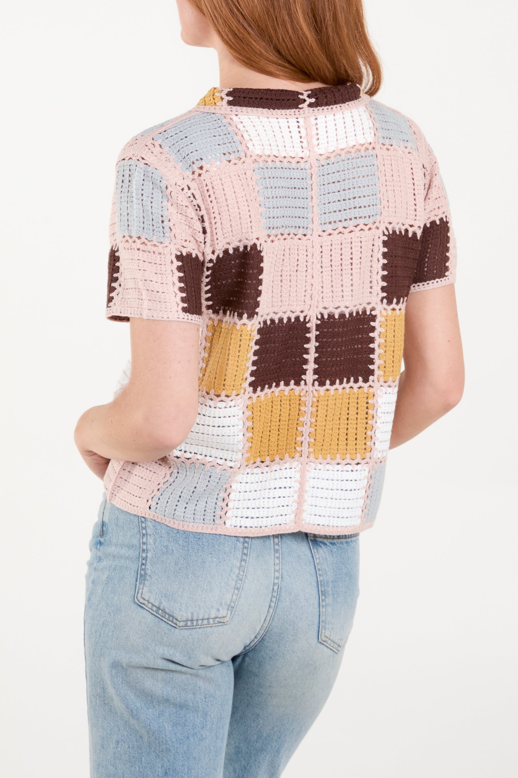 Patchwork Crochet Shirt