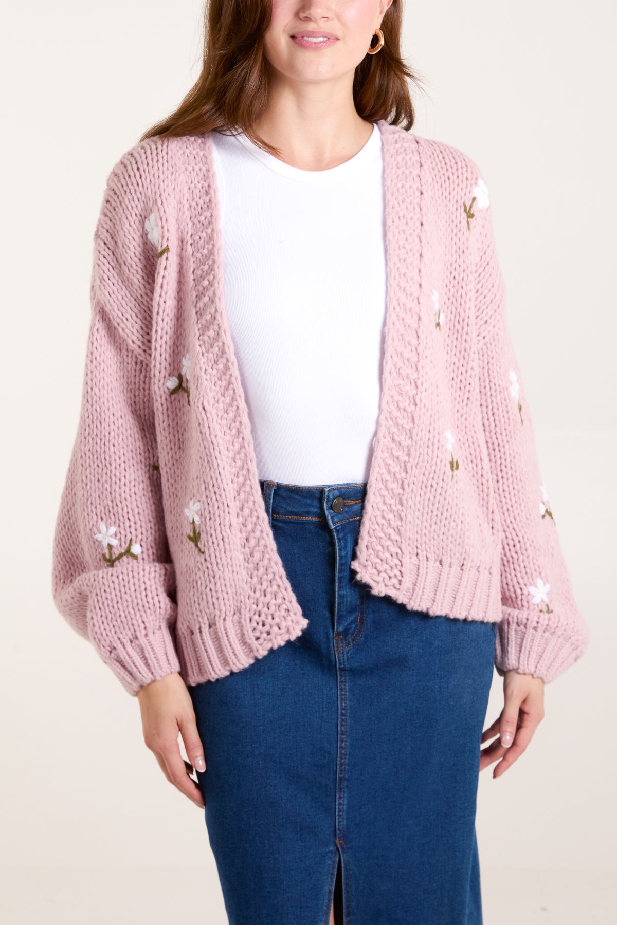 Embroidered Detail Cardigans