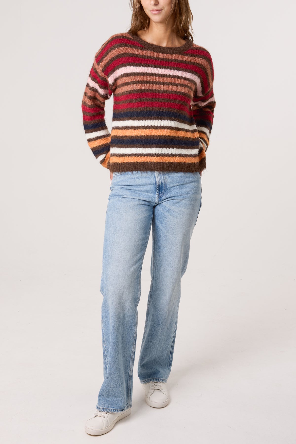 Striped Colourful Knit Jumper