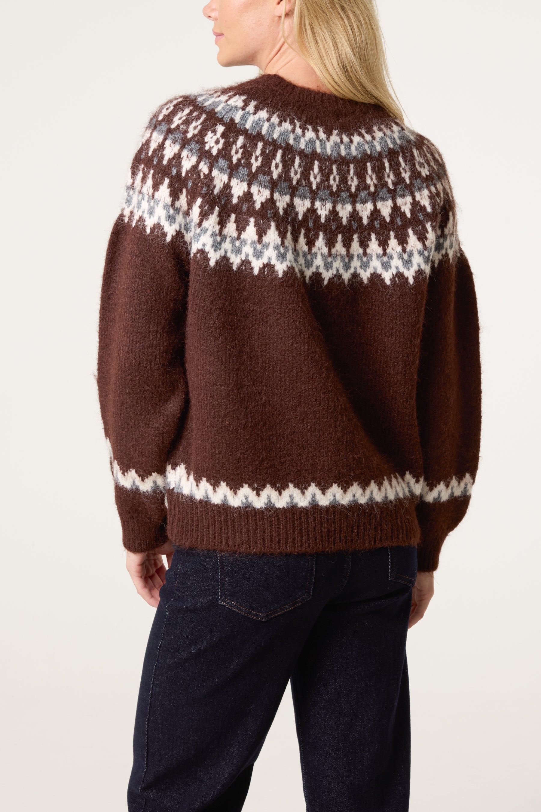 Nordic Knit Wool-Blend Jumper