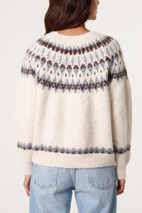 Nordic Knit Wool-Blend Jumper