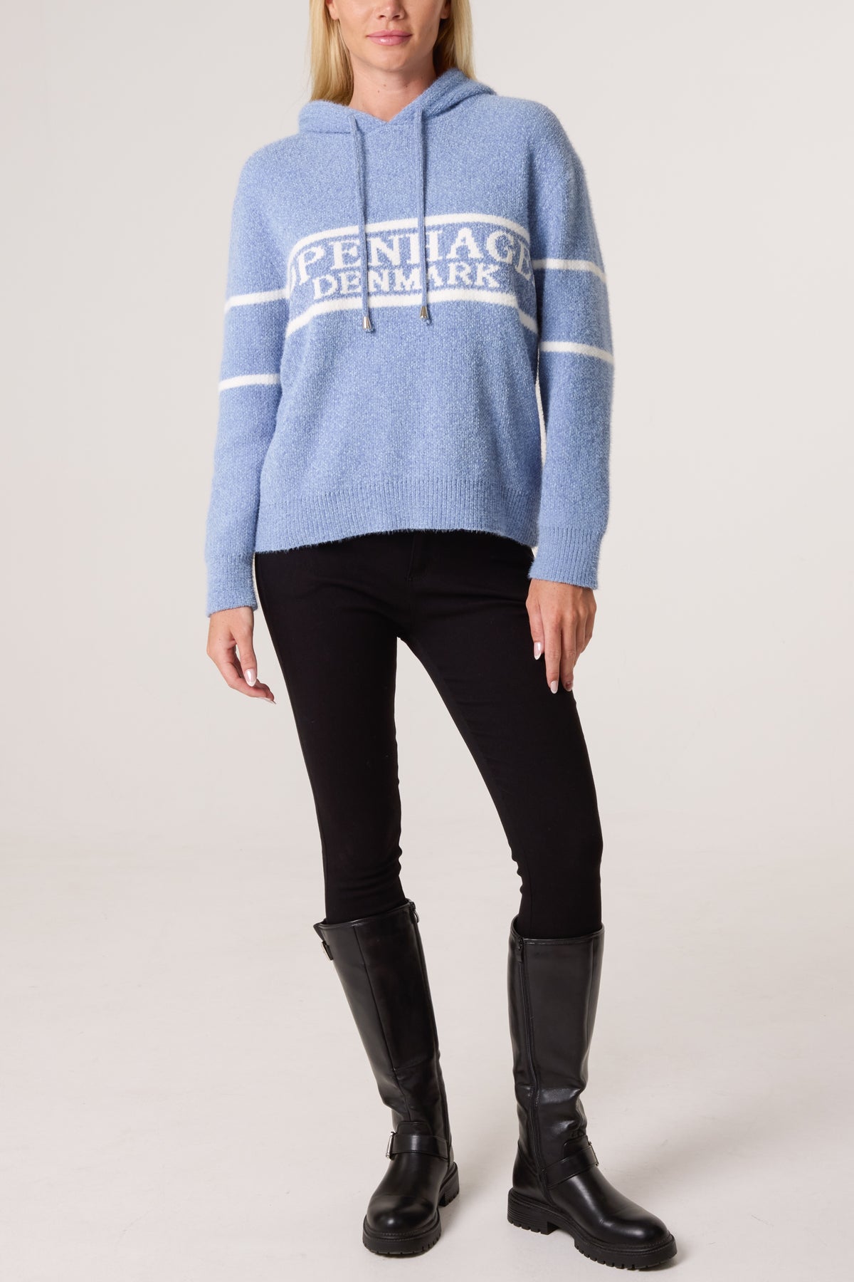 'Copenhagen' Drawstring Cosy Hoodie