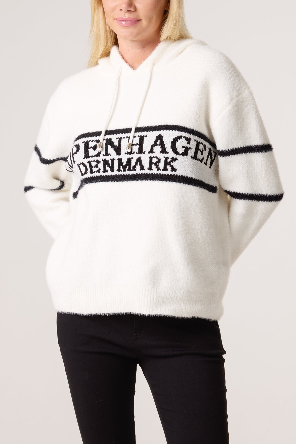 'Copenhagen' Drawstring Cosy Hoodie