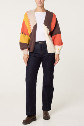 Knit Colourblock Cardigans