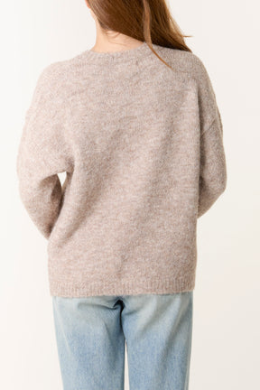 Embroidery Flowers Knit Jumper