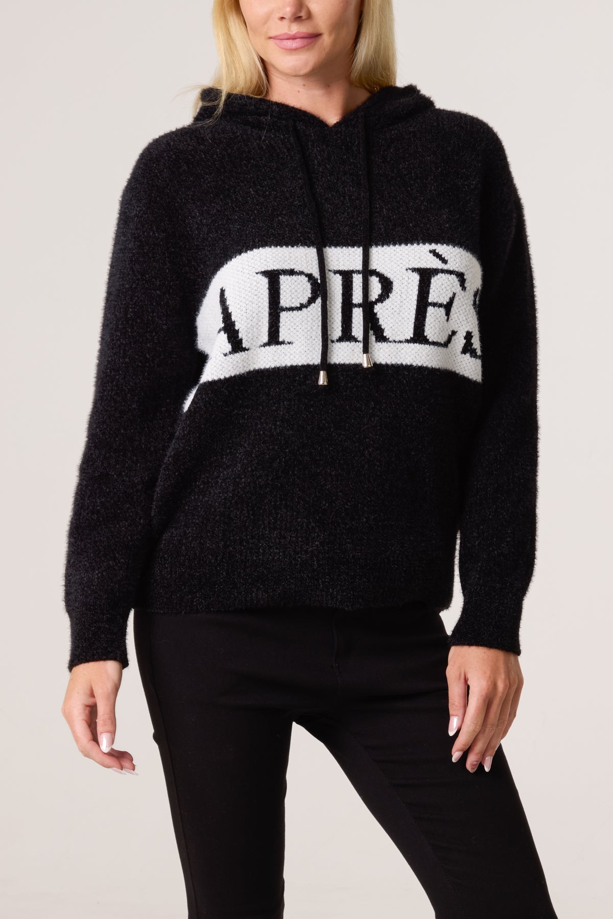 'Apres' Logo Drawstring Hoodie