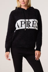 'Apres' Logo Drawstring Hoodie