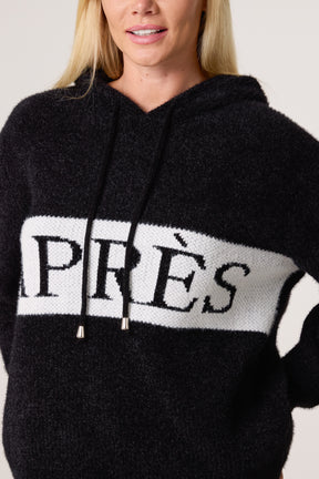 'Apres' Logo Drawstring Hoodie