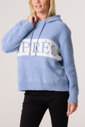 'Apres' Logo Drawstring Hoodie