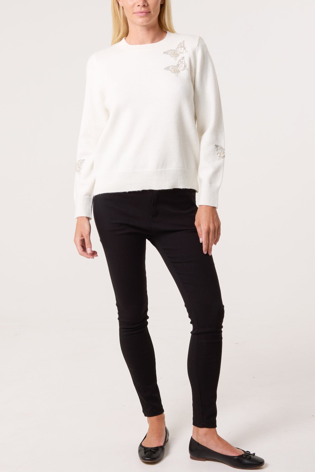 Butterfly Sequins Jumper