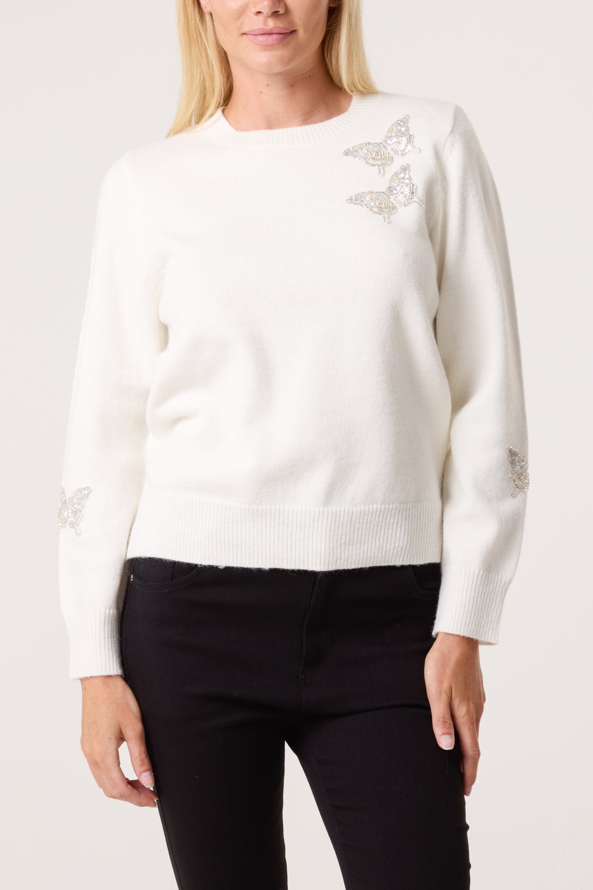 Butterfly Sequins Jumper