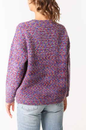 Space Dye Round Neck Jumper