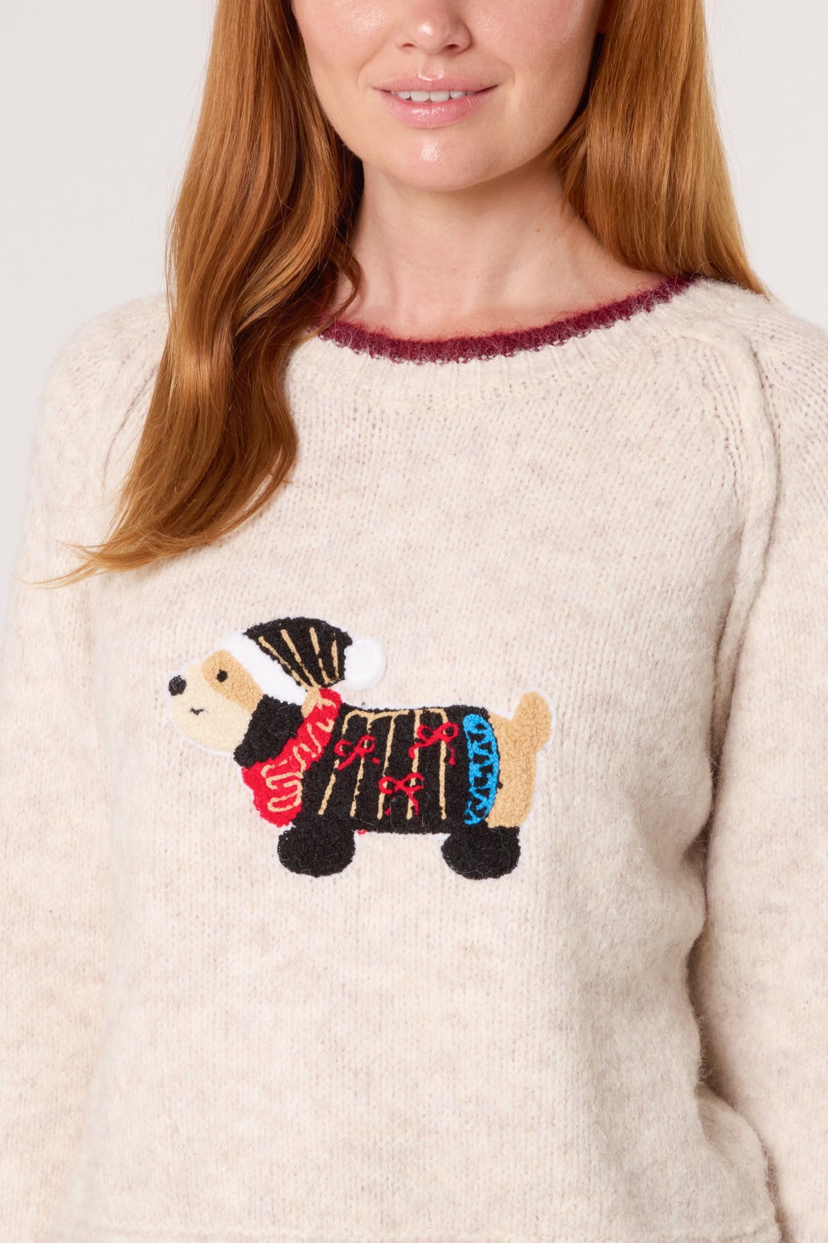 Christmas Corgi Knit Jumper