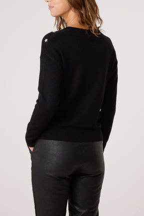 Diamante Ditsy Flower Jumper