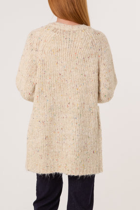 Space Dye Knit Pocket Cardigan