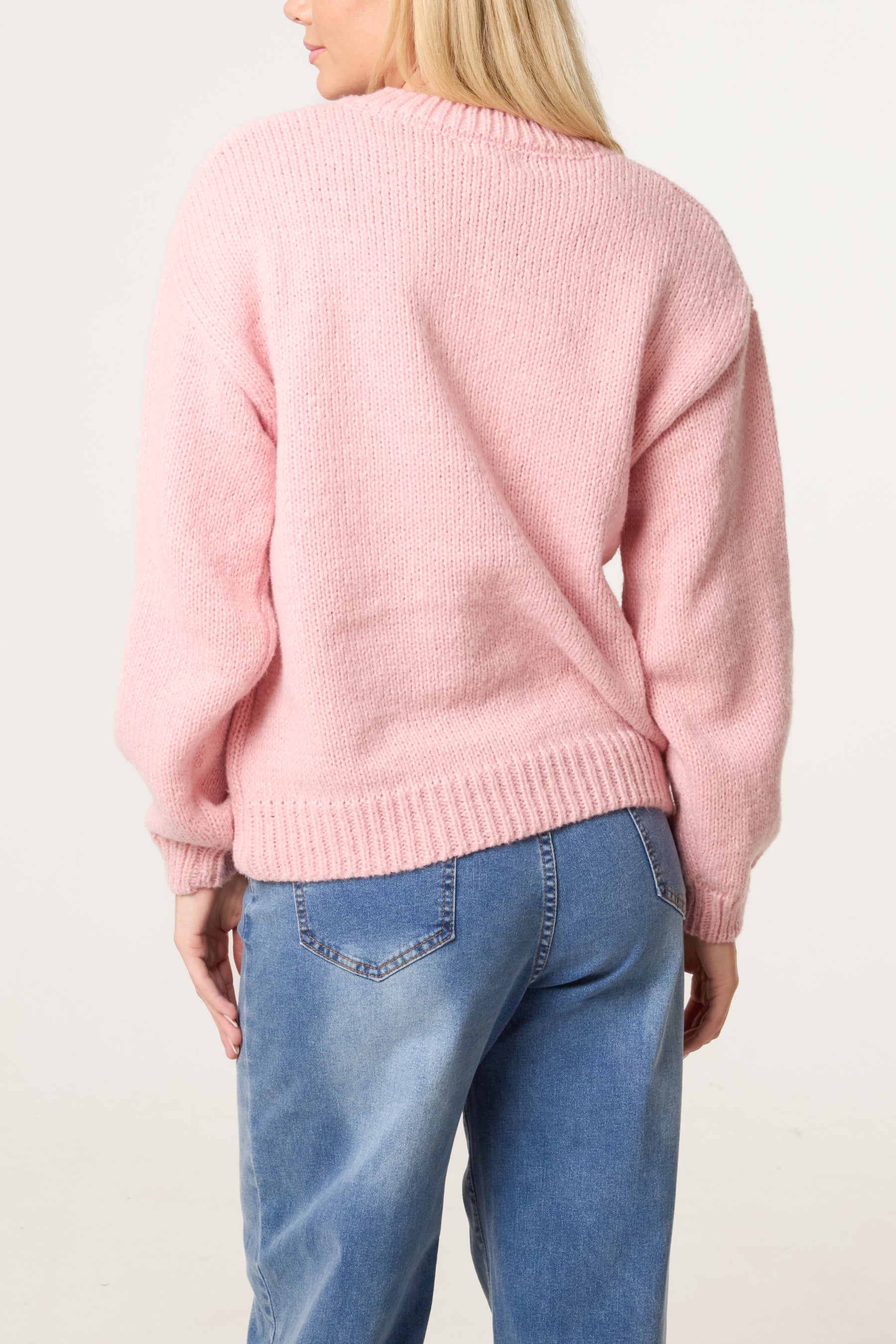 Flocking Daisy Knitted Jumper