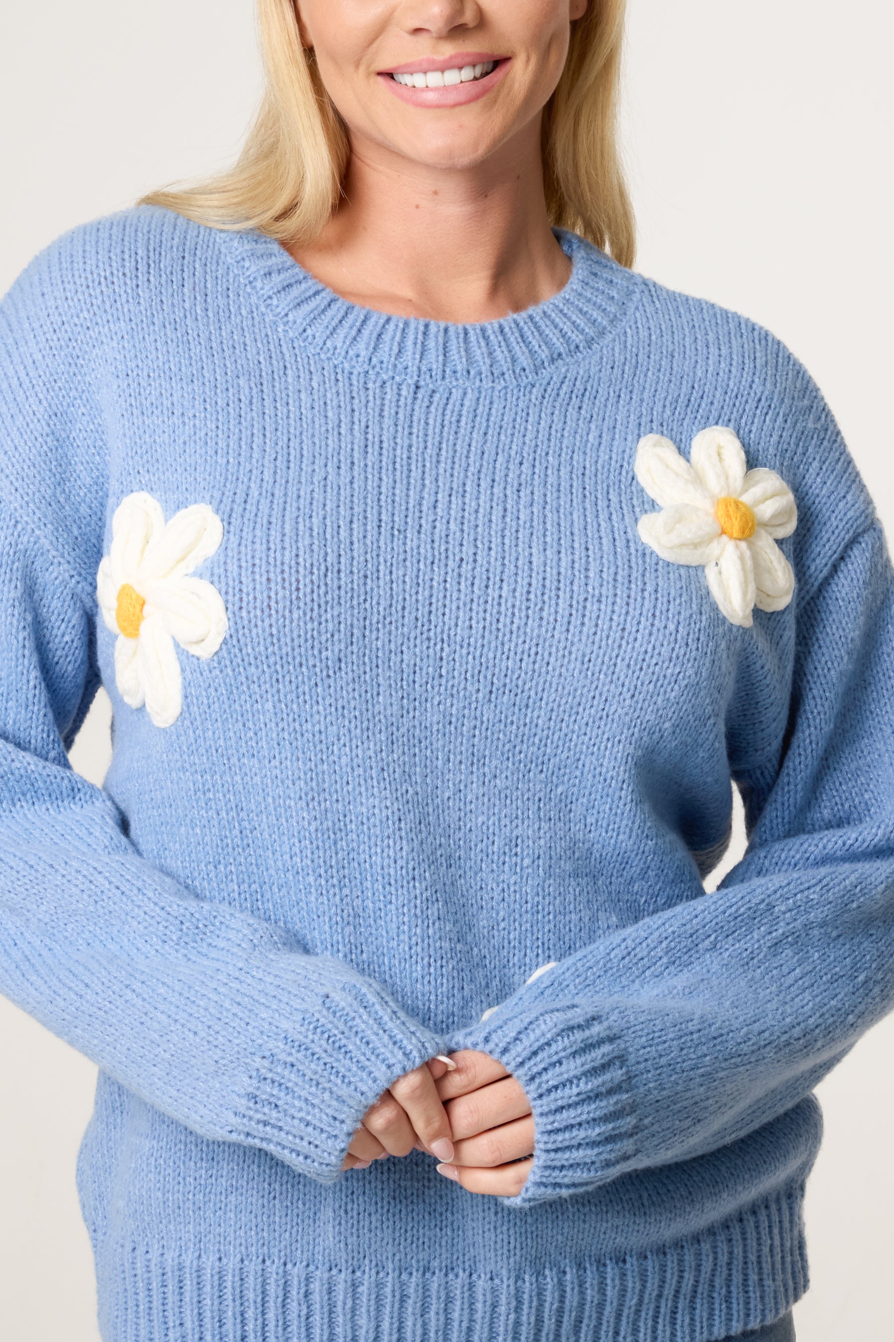 Flocking Daisy Knitted Jumper