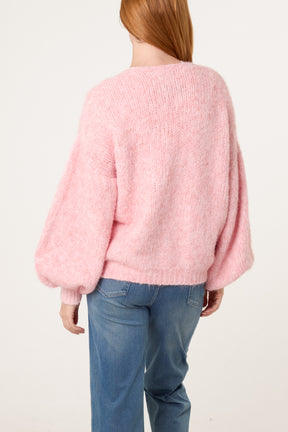 Bow Front Knit Cardigan