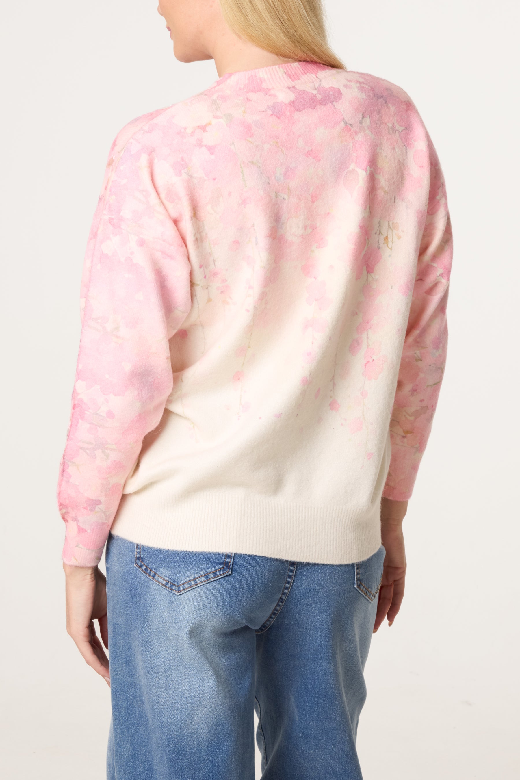 Blossom Embellished Crew Knit Jumper
