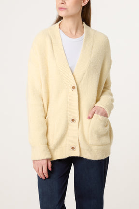 Cosy Knit Pocket Cardigan