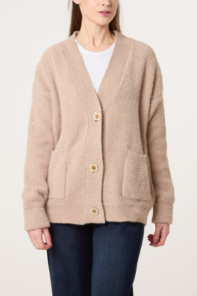 Cosy Knit Pocket Cardigan