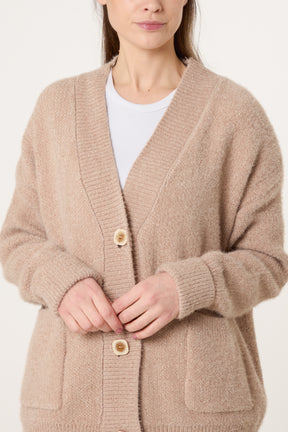 Cosy Knit Pocket Cardigan
