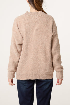 Cosy Knit Pocket Cardigan