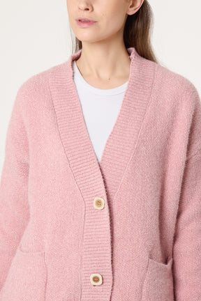 Cosy Knit Pocket Cardigan