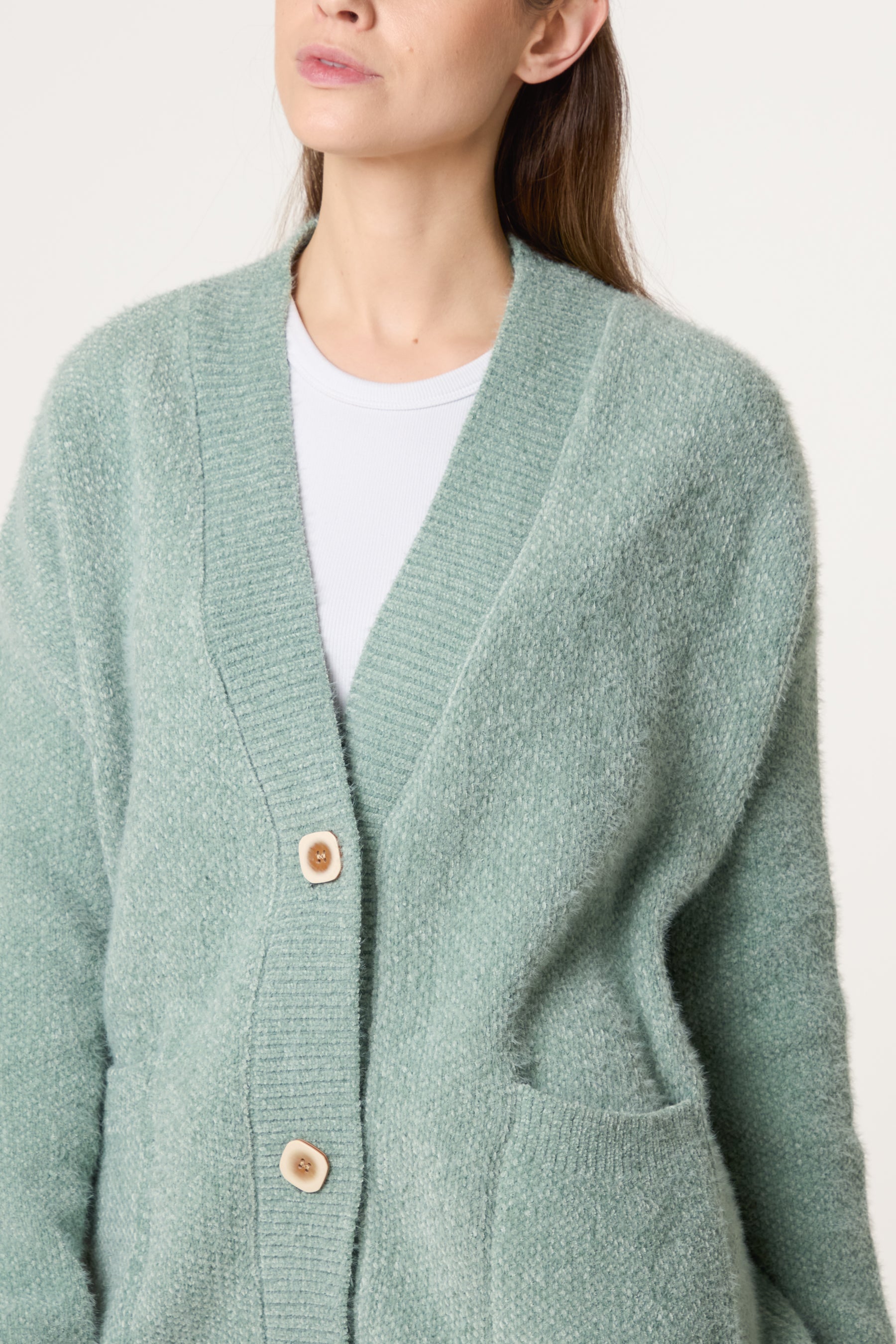 Cosy Knit Pocket Cardigan