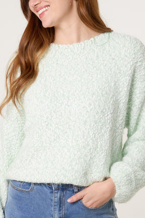 Boucle Knit Short Jumper