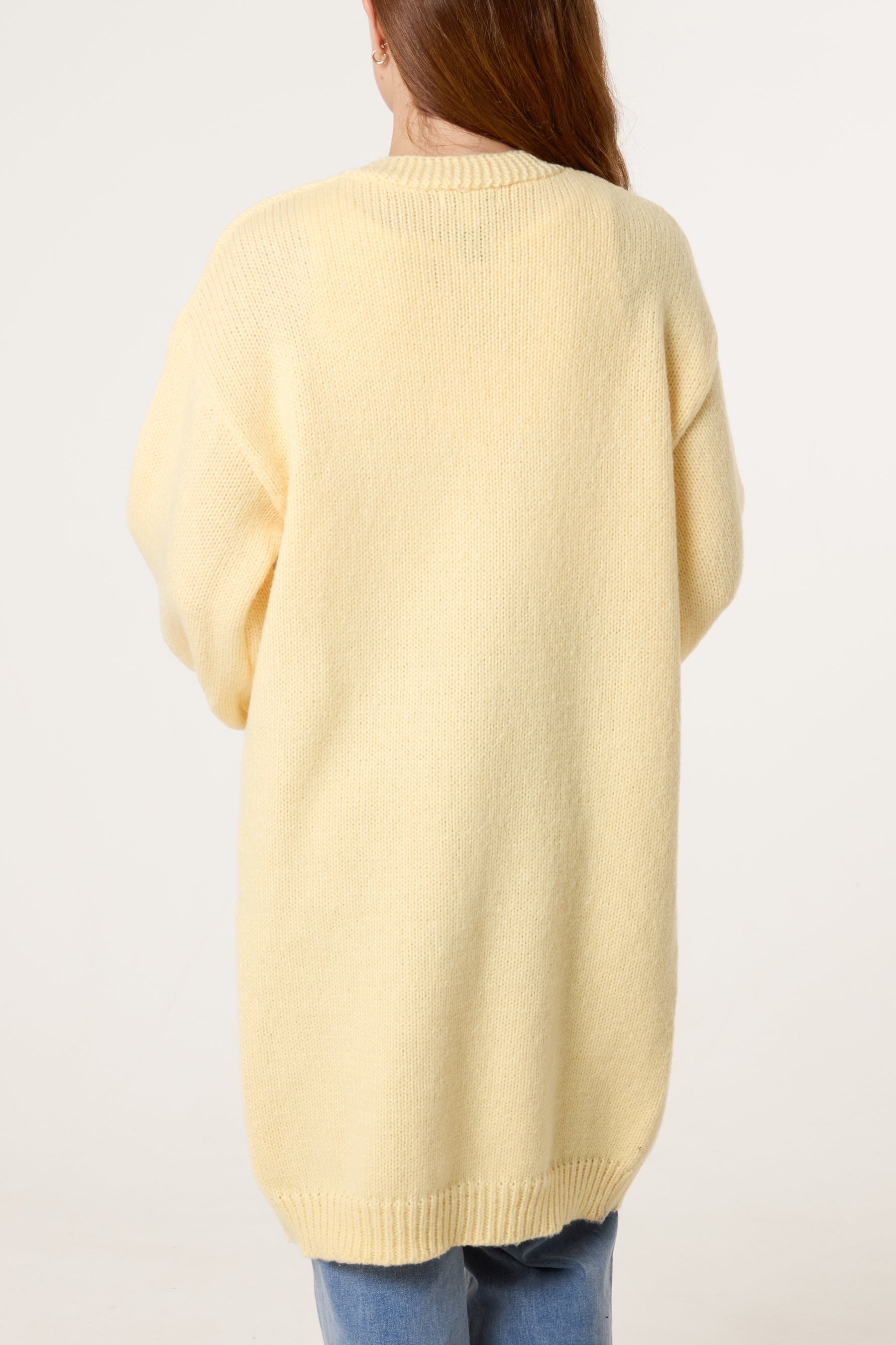 Daisy Knit Longline Cardigan