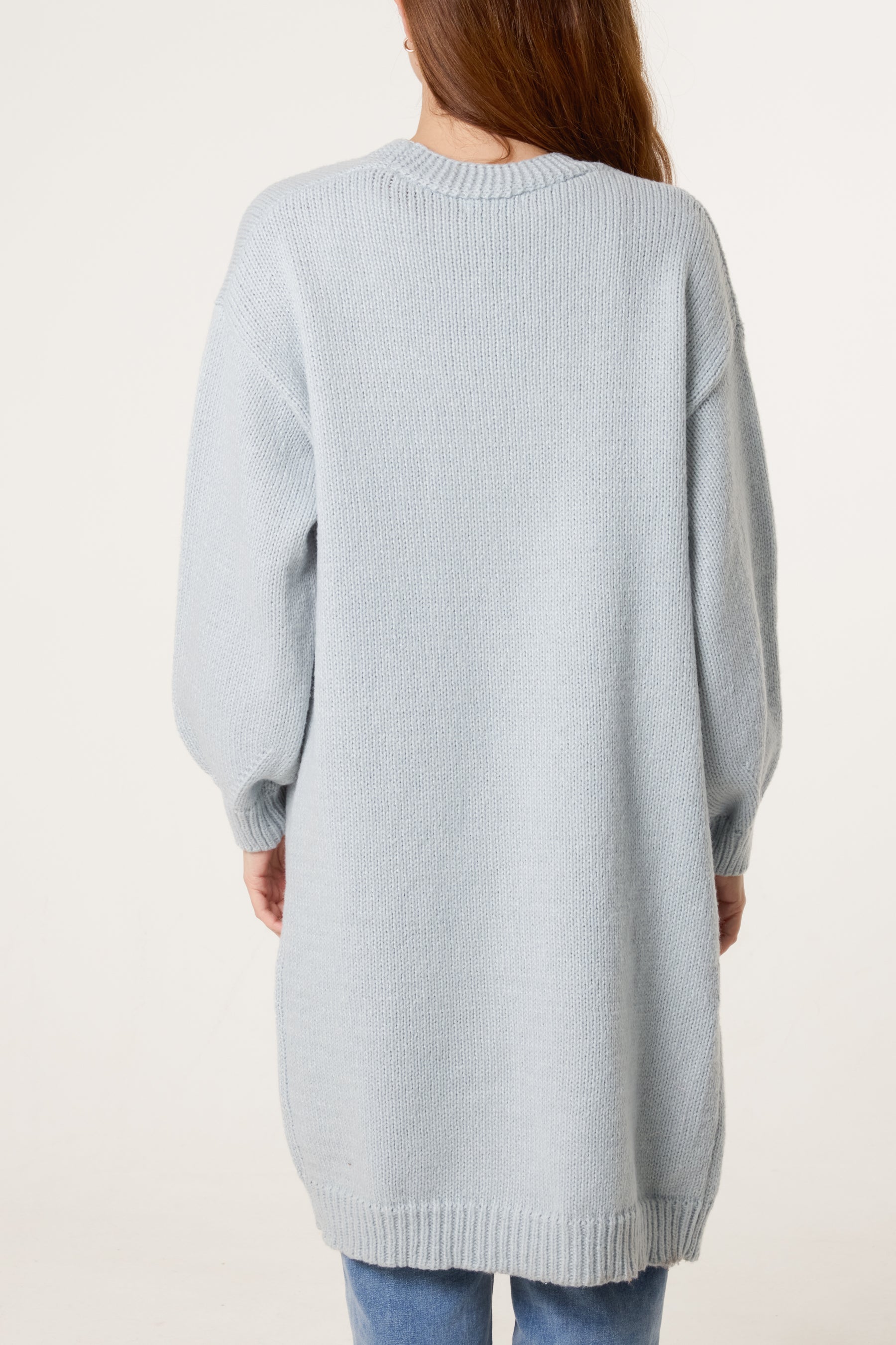 Daisy Knit Longline Cardigan