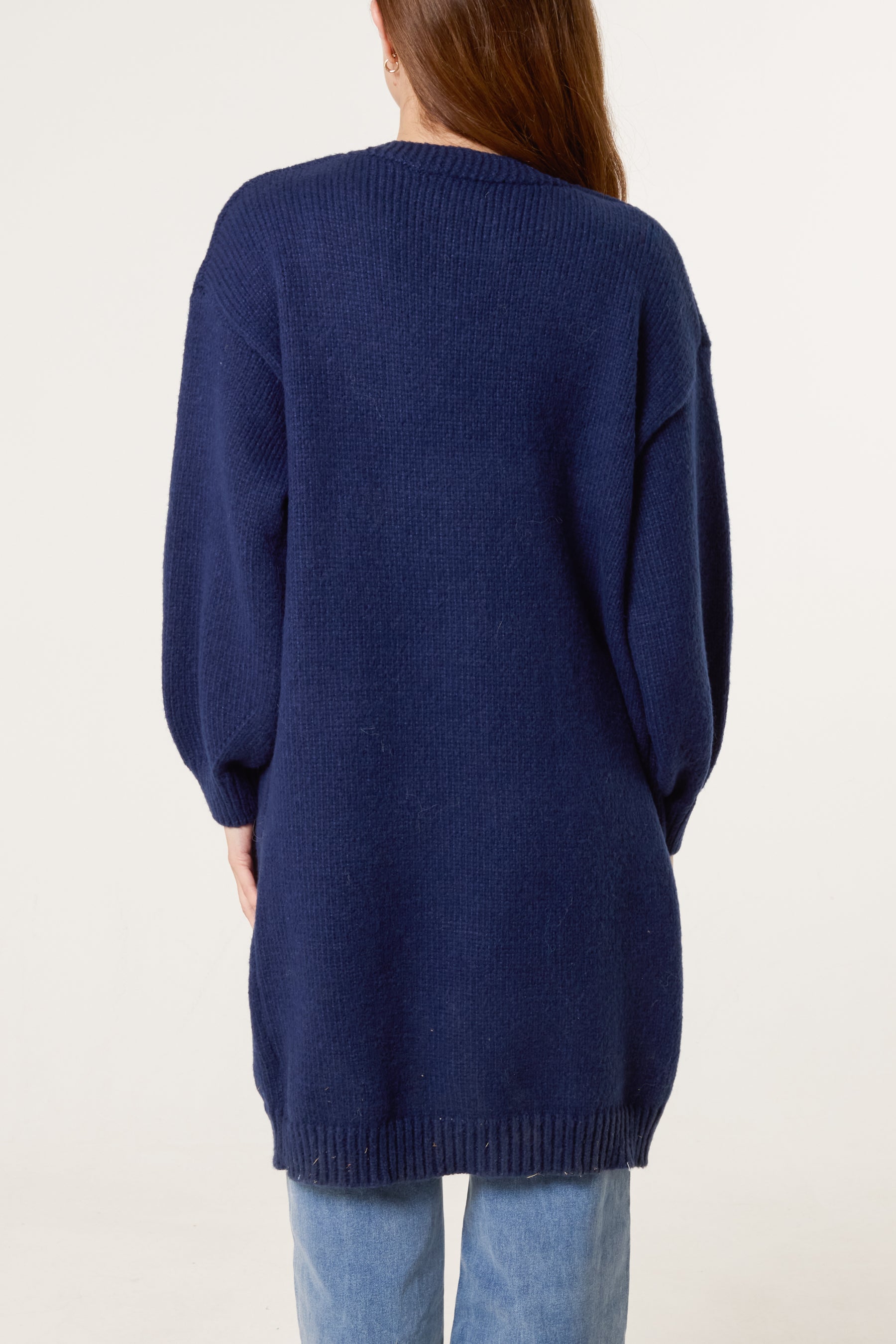 Daisy Knit Longline Cardigan