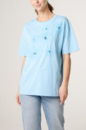 Floral Embellished T-Shirt