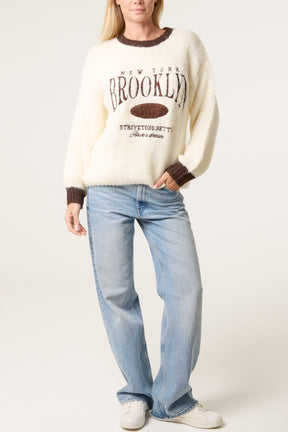 Knitted New York Brooklyn Jumper