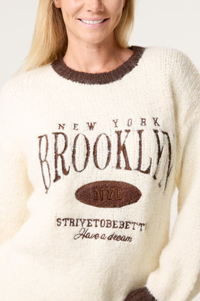 Knitted New York Brooklyn Jumper