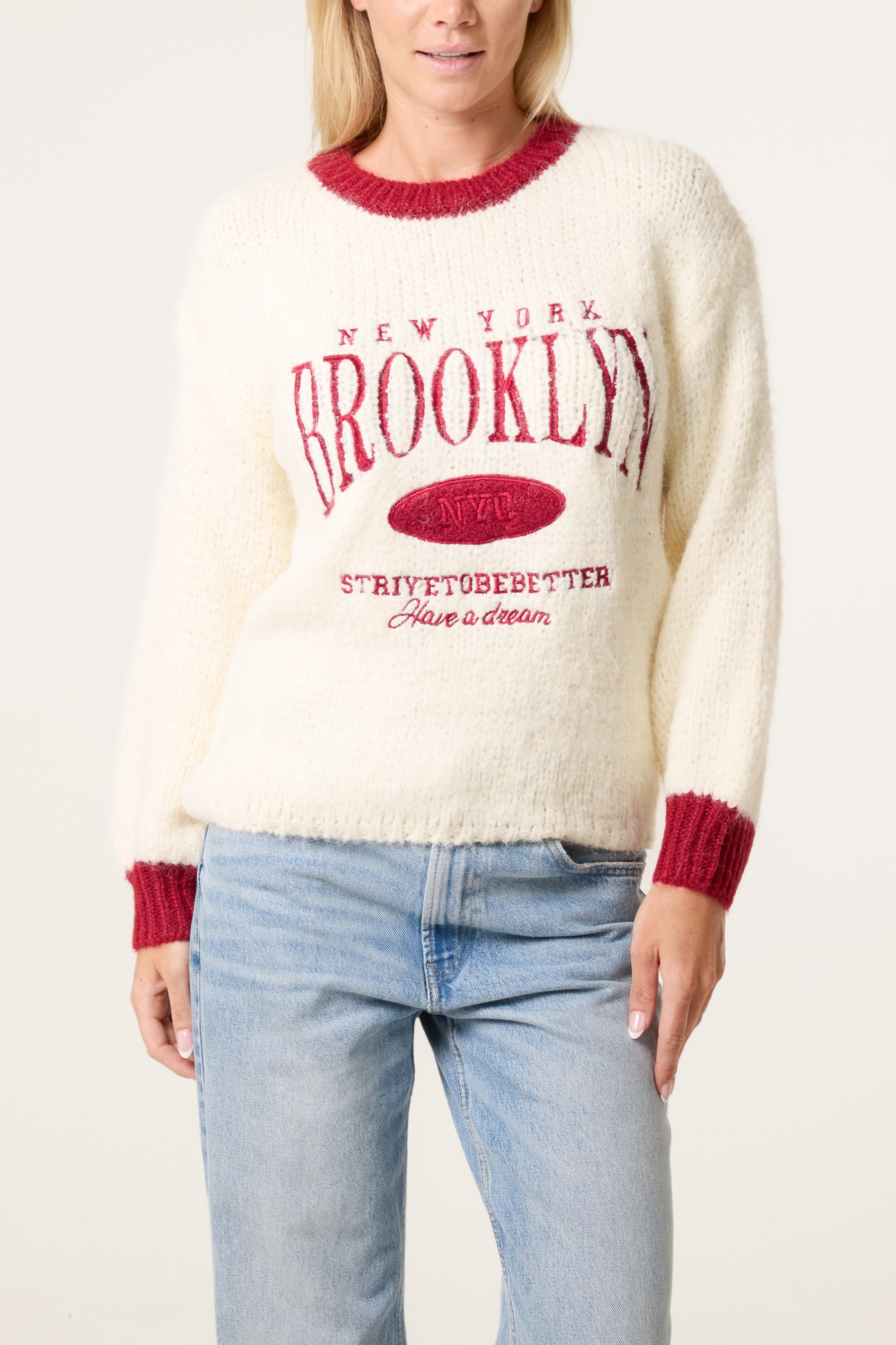 Knitted New York Brooklyn Jumper
