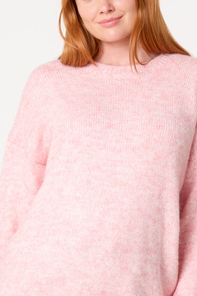 Sequin Round Neck Knit Jumper