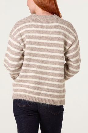 Striped Knit Jumper