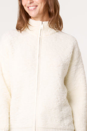 Teddy Fleece Zip -Up Jumper