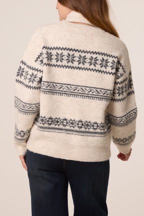 Nordic Inspired Knit Jumper & Scarf